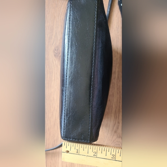 HOBO Black Soft Leather Evella Crossbody Bag - Picture 11 of 13